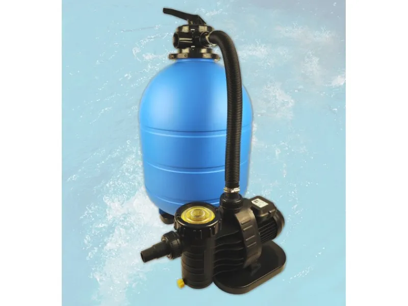 Weka Pooltechnik|Einbaupools|Sandfilteranlage Maxi, 10 m³ Pumpenleistung für Pool  594 und 594 A