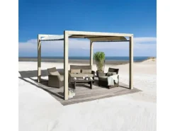 Weka Gartenlauben|Sonnendach Gartenoase 235 Elfenbein