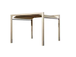 Weka Gartenlauben|Sonnendach Gartenoase 235 Elfenbein