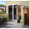 Weka Gartenschränke|Terrassenschrank 14 mm Größe 1 inklusive Schleppdach