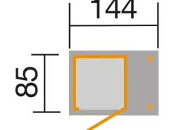 Weka Gartenschränke|Terrassenschrank 14 mm Größe 1 inklusive Schleppdach