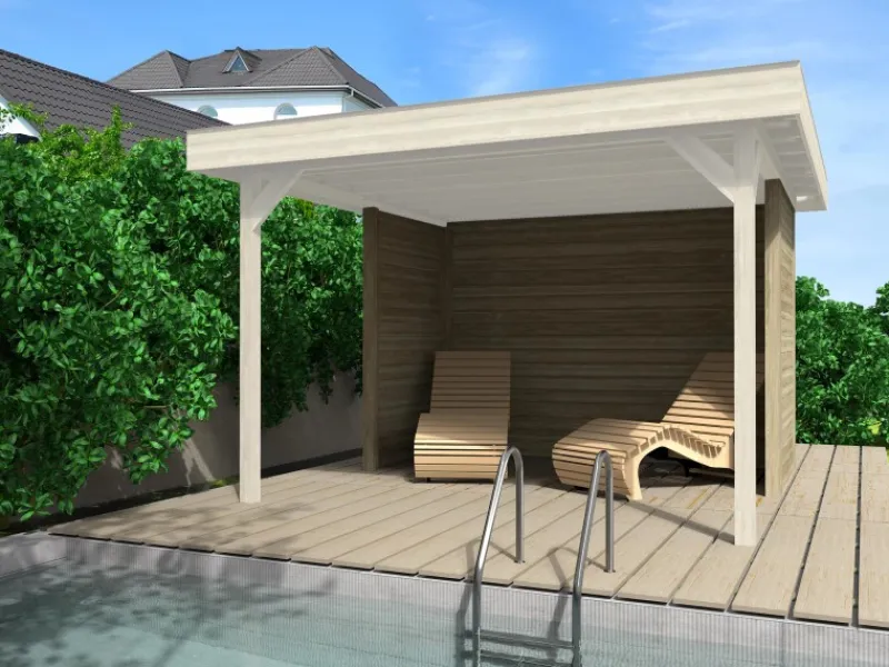 Weka Gartenlauben|Wandset für Gartenlaube 657