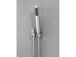 Wenko Campingzubehör|Waschbeckenbrause mit Duo Haken Edelstahl 170 x 2.7 x 2.7 cm Silber glänze