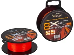 Angelschnur 8X Braided Line 0,21 mm Orange*Westline Sale