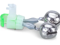 Westline Angeln|Doppel-Rutenglocke Fluo mit Knicklichthalter 2 Stück