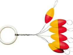 Westline Angeln|Forellen Leuchtpilot Oval Gelb/Rot 6 mm