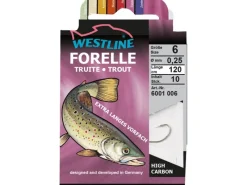 Forellenhaken f. Schleppköder geb. Gr. 6*Westline Outlet