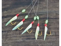 Westline Angeln|Heringsvorfach mit Fischhaut 160 cm Hackengröße 6