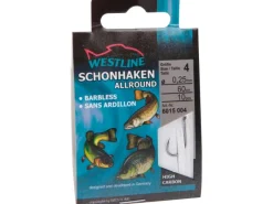 Westline Angeln|Schonhaken Allround Gr. 4 Silber