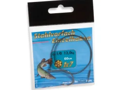 Stahlvorfach mit Einzelhaken 60 cm 12 kg*Westline Sale