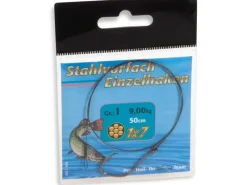 Stahlvorfach mit Einzelhaken 50 cm 9 kg*Westline Best