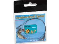 Westline Angeln|Stahlvorfach Spinn 30 cm 9 kg 2 Stück