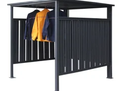 Fahrrad- und Rauchunterstand B x T: 180 cm x 200 cm Anthrazit*Westmann