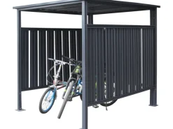 Fahrrad- und Rauchunterstand B x T: 180 cm x 200 cm Anthrazit*Westmann