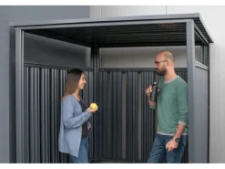 Fahrrad- und Rauchunterstand B x T: 180 cm x 200 cm Anthrazit*Westmann