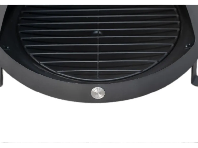 Westmann Feuerschalen|Gartenkamine|Feuerstelle inkl. Rauchablass Schwarz