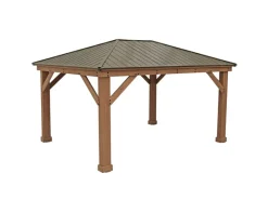 Westmann Pavillons|Gartenlauben|Holz Pavillon Devon 371 cm x 490 cm FSC®