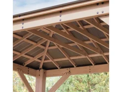 Westmann Pavillons|Gartenlauben|Holz Pavillon Devon 371 cm x 490 cm FSC®