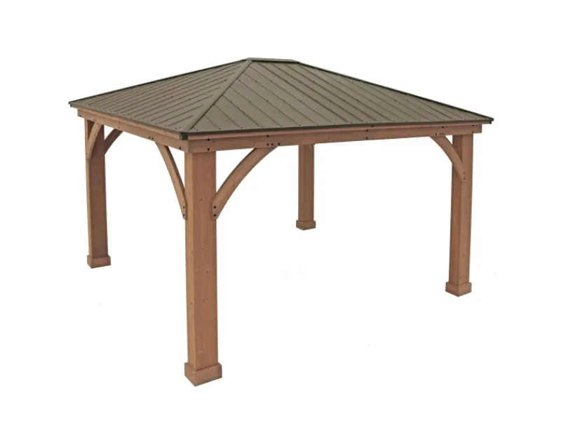 Westmann Gartenlauben|Holz Pavillon Devon 366 cm x 427 cm FSC®
