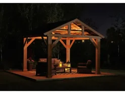 Westmann Pavillons|Gartenlauben|Holz Pavillon Yukon 427 cm x 366 cm FSC®