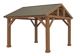 Westmann Pavillons|Gartenlauben|Holz Pavillon Yukon 427 cm x 366 cm FSC®