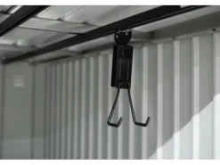 Metall-Fahrradgarage Velos 2 Schwarz 133 cm x 222 cm x 151 cm*Westmann Discount