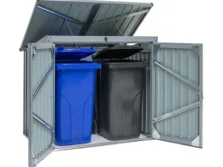 Müllbox 2-fach Grau BxT: 158 cm x 101 cm*Westmann Best