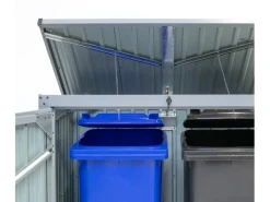 Müllbox 2-fach Grau BxT: 158 cm x 101 cm*Westmann Best