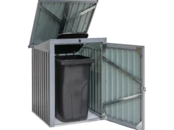 Müllbox 1-fach Grau BxT: 104 cm x 101 cm*Westmann Best