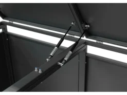 Westmann Mülltonnenboxen|Mülltonnenbox 2-fach 240 Liter Holzoptik