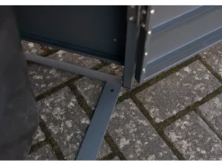 Westmann Mülltonnenboxen|Mülltonnenbox Kubus Metall 1er Box 240 l Anthrazit 116 x 68 x 80 cm