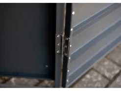 Westmann Mülltonnenboxen|Mülltonnenbox Kubus Metall 1er Box 240 l Anthrazit 116 x 68 x 80 cm