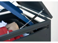 Westmann Mülltonnenboxen|Mülltonnenbox Kubus Metall 1er Box 240 l Anthrazit 116 x 68 x 80 cm