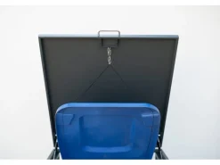 Westmann Mülltonnenboxen|Mülltonnenbox Kubus Metall 1er Box 240 l Anthrazit 116 x 68 x 80 cm