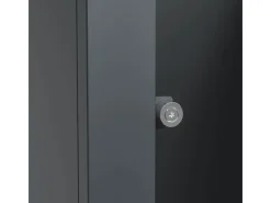 Mülltonnenbox Lacina 3 x 240 l Anthrazit/Holzoptik 80 x 200 x 116 cm*Westmann Outlet