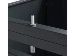 Mülltonnenbox Lacina 3 x 240 l Anthrazit/Holzoptik 80 x 200 x 116 cm*Westmann Outlet