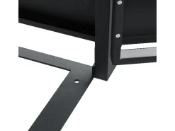 Mülltonnenbox Lacina 4 x 240 l Anthrazit/Holzoptik 80 x 264 x 116 cm*Westmann Best