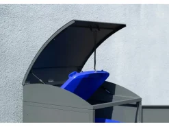 Westmann Mülltonnenboxen|Gartenschränke|Mülltonnenbox Moderna 1 x 240 l Anthrazit 83 cm x 72 cm x 135 cm