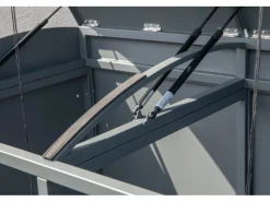 Westmann Mülltonnenboxen|Gartenschränke|Mülltonnenbox Moderna 3 x 240 l Anthrazit 83 cm x 211 cm x 135 cm