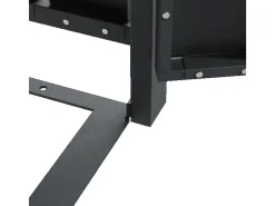 Westmann Gartenschränke|Mülltonnenbox Planta 3 x 240 l Anthrazit/Holzoptik 84 x 200 x 124,5 cm