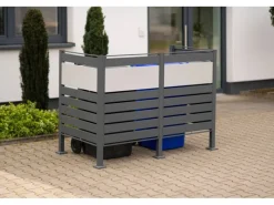 Mülltonnenverkleidung Planum Metall 2 x 240 l*Westmann Outlet