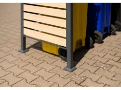 Mülltonnenverkleidung Planum Metall 4 x 240 l*Westmann Clearance