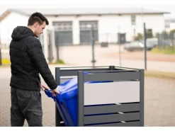 Mülltonnenverkleidung Planum Metall 1 x 240 l*Westmann Outlet