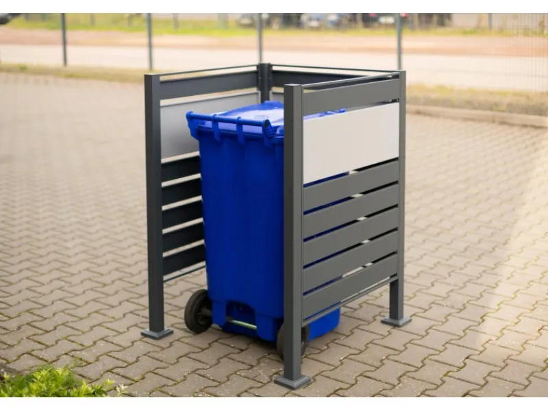 Mülltonnenverkleidung Planum Metall 1 x 240 l*Westmann Outlet