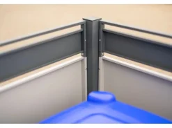 Mülltonnenverkleidung Planum Metall 3 x 240 l*Westmann Clearance