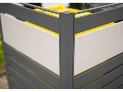 Mülltonnenverkleidung Planum Metall 3 x 240 l*Westmann Clearance