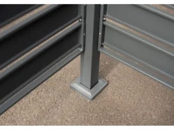 Mülltonnenverkleidung Planum Metall 3 x 240 l*Westmann Clearance