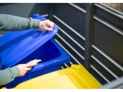 Westmann Besen|Mülltonnenboxen|Mülltonnenverkleidung Planum Metall 2 x 240 l