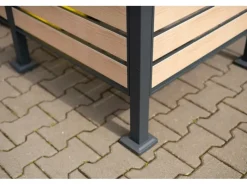 Westmann Mülltonnenboxen|Mülltonnenverkleidung Planum Metall 5 x 240 l