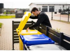 Westmann Mülltonnenboxen|Mülltonnenverkleidung Planum Metall 5 x 240 l